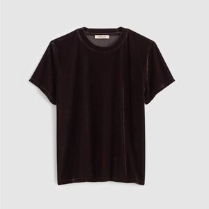 NWT MADEWELL The Relaxed Tee in VELVET size women’s XXS